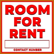 ➞ ◫ ○ room for rent  house for rent tarpaulin signage