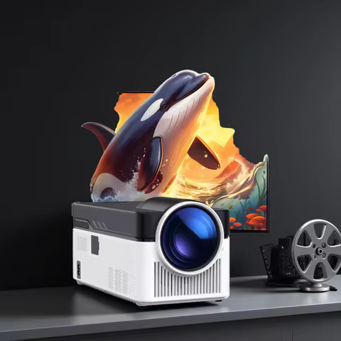 Magcubic HY450 Projector With Ultra Short Throw Auto Offset 1080P 8K Electronic Focus 900 ANSI Air M