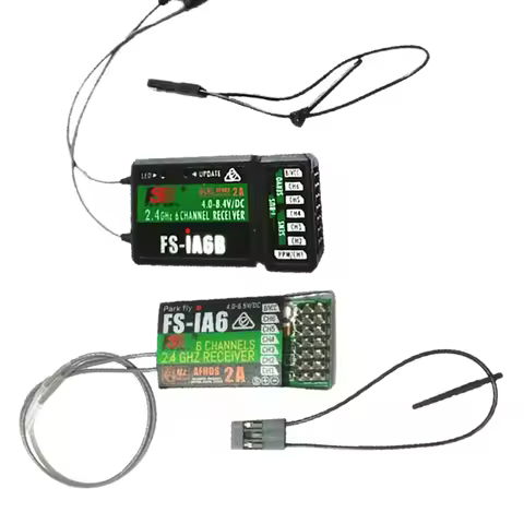 FlySky FS-iA6 iA6B 2.4G 6CH AFHDS 2A Receiver W/ Antenna For FS-i10 FS-i6 FS i6 Transmitter FPV Race