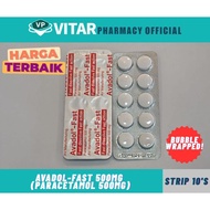 [EXP:11/28] AVADOL-FAST 500MG (PARACETAMOL 500MG)- 100%ORIGINAL