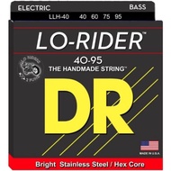 [Laoyang Musical Instrument Store] DR Strings Lo Rider LLH-40 Handmade Bass Stainless Steel 40-95