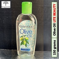 Ginvera Lite Beauty Olive Oil Hair Revitalising Conditioner Dry Coarse Skin Care Body Oil 150ML