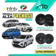 Perodua Alza Infinity Car Speaker Plug & Play Infinity Alpha Reference Combo Set Speaker Kereta