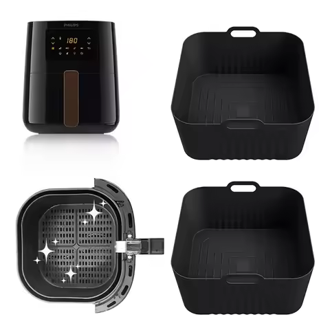 17cm Silicone Air Fryer Mould for for Philips HD9252 HD9200 HD9255 Air Fryer Accessories 4-5L Airfry