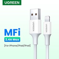 UGREEN Original 2.4A MFi Certified Lightning USB Fast Charging Cable compatible for iPhone 14