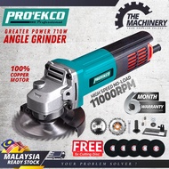 THEMACHINERY PRO'EKCO EK-AG060 100mm 4Inch Angle Grinder 710W 220V Cutter Grinding Cutting Machine P