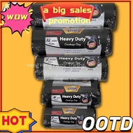 ☝GUSTO HEAVY DUTY GARBAGE BAG plastik sampah tahan dan liat quality bagus tebal KITCHEN USE ECO✣