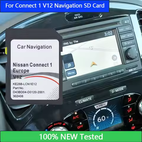 2023 For Connect 1 V12 SD Card 8GB Car GPS Navigation SD Card Europe Map SD Card