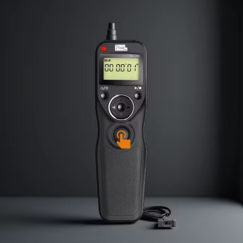 Pixel TW-283 Wireless Timer Remote Control Shutter Release Cable(DC0 DC2 N3 E3 S1 S2 90FJ) For Canon