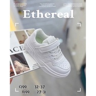 White sneakers for children B199 27/37 Phuong Shoes