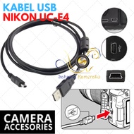 Cable Data UC-E4 USB Camera Nikon D40 D50 D60 D70 D70s D80 D90 D300 D300s D3000 D7000 UC-E15 1m 2M 3