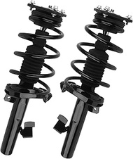 KUSATEC Front Pair Complete Struts Shock Absorber fit for 2004-2013 Mazda 3, 2006-2010 Mazda 5, 1722