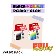TERMURAH  NEW PG-810 + CL-811 VALUE PACK INK CATRIDGE (100% ORIGINAL ) VALUE PACK