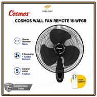 Cosmos Remote Control Wall Fan 16-WFGR Wall Fan 16 Inch 3 Speed Motor - GHS