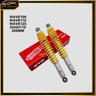 KYB SHOCK ABSORBER HONDA WAVE110 / WAVE100 / WAVE 110 / WAVE125 / DASH110 345MM KAYABA REAR MONOSHOC