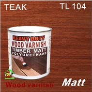 TL104 TEAK varnish MATT ( 5L ) HEAVY DUTY WOOD VARNISH TIMBER POLYURETHANE Wood Lacquer Shellac for 