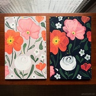 Floral Notebook 手繪質感空白筆記本 | RUOXIWU