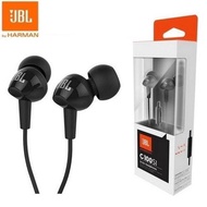 JBL C100SI 3.5mm Wired Bass Stereo Earphones With Mic For Universal Mobile Phone