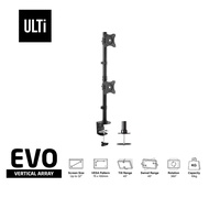 Dual Vertical Monitor Desk Mount Stand for LCD LED Flat Screen TV Holds in Vertical Position 2 Screens up to 32 Inch