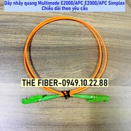 Dây Nhảy Quang Mulitmode E2000/APC - E2000/APC Phi 3.0mm Simplex - Chiều Dài Theo Yêu Cầu