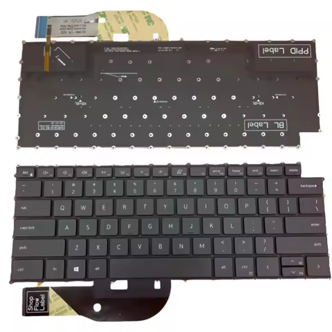 New American Notebook Keyboard for Dell XPS 15 9510 9520 9700 9500 Precision 5560 5760 5750 5550 XPS