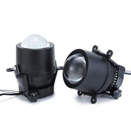 ชุด Projector ไฟตัดหมอกรถยนต์ BI LED รุ่น F8 ขนาด 3 นิ้ว แบบ Blue lens สว่างมากกว่า 400% 6000K 70W