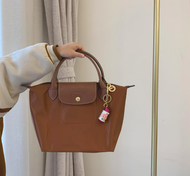 100% original longchamp official store Cognac Nylon Bag L1899 large / L2605 / L1621 medium Tote Bags