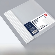 Deli A4 Triangular File Folder PP Material Thickened Office Supplies Document Clip Large Capacity Bo