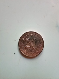Uang Koin Malaysia 20 sen 1988