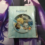 Domino's Pizza Genshin Impact Traveller & Paimon Official Event Badge Pin