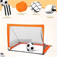 Portable and Foldable Soccer Goal Mobile Soccer Training Net Indoor and Outdoor Soccer Competition G
