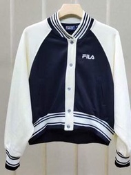 香港代購 Fila 刺繡Logo拼色棒球外套 男裝高CP值休閒上衣