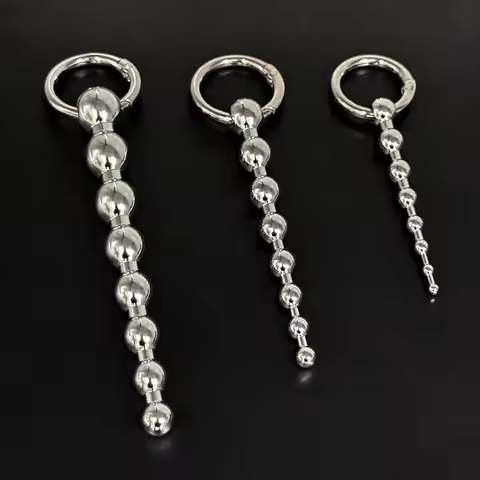 1PCS urethra dilators 8 beads beginner's urethra training urethral sounds urethral massage prostate 