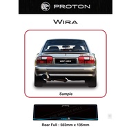 Ready stock✅ Proton Wira Sedan Acrylic Kereta Plat Nombor Papan belakang penuh Proton Wira Sedan log