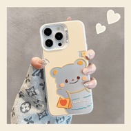 Butter Bear Case For Vivo Y17 Y12 Y12S Y30 Y7S Y50 Y100 S10 S10E V23E V23 V25 V27 V29 X60 X70 X80 X9