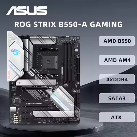 ASUS ROG STRIX B550-A GAMING motherboard supports AMD AM4 Ryzen 7 5700x3D 5700X 5800x3D CPU AMD B550