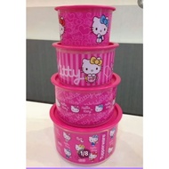 Tupperware Hello Kitty One Touch Set/Tupperware One Touch Hello Kitty /One Touch Tupperware