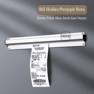Bill Holder/ Receipt Holder Stainless Steel Note Clamp 45x6 cm/60*6cm/90*6cm Paper Clamp Bon Bill Ta