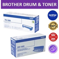 Brother Drum DR-1000 DR 1000 DR1000 Toner TN-1000 TN 1000  TN1000 6 months Sg Warranty