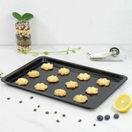 Baking Tray Cookie Black Coating Long Shape Size 37x25.5x1.6cm