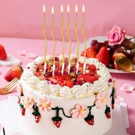 AR - 6 Pcs Colourful Candle In Box For Birthday, Anniversary Cake Decoration Birthday Candle