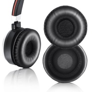 Replacement Leather Ear Cushion Cover Earpads for Jabra Evolve 20-65 (1 pair)