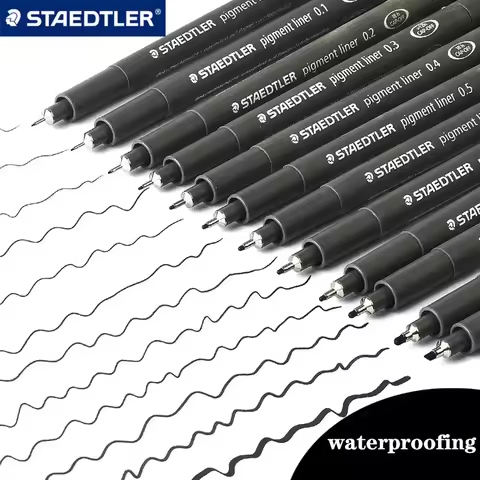 1pc STAEDTLER needle Pen 308 Drawing Waterproof Hook Line Pen Sketch Line Pen Art Supplies