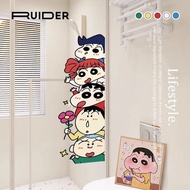 Crayon Shin-Chan Bathroom Waterproof Glass Door Sticker Cartoon Cute Sticker Sliding Door Window Sti