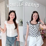 Dolly Sleeve Shirt Front Button -kn/VB0537 Blouse Women