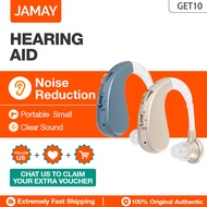 JAMAY H11 Rechargeable Hearing Aid Digital BTE Hearing Aid Adjustable Tone Sound Amplifier Portable Deaf Elderly Hearing Aid Alat Bantu Telinga Dengar bantuan kurang pendengaran / Alat Pendengaran Telinga / Alat Bantuan Pendengaran