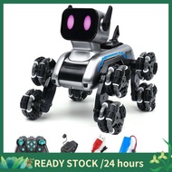 Children'S Smart Toy Remote Control Robot Dog Electric Robot Dog Remote Control Car Eight-Wheel Stun