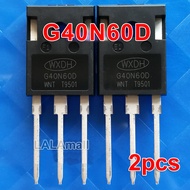 2pcs G40N60D TO-247 40A/600V IGBT Transistor new original