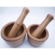 Wooden Mortar & Wooden Pestle Guacamole Salsa Maker/ Wooden Mortar and Pestle/ Alu Mortar and Pestle