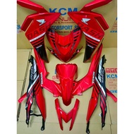 COVERSET HONDA DASH 110 V2,110 V3,125 V4 MERAH PURBA BATMAN